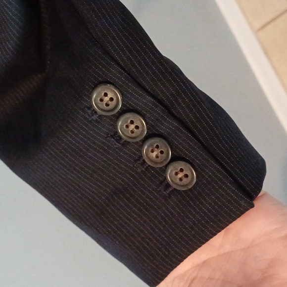 J.Crew Schoolboy navy pinstripe 2 button wool blazer jacket 4 - Picture 6 of 13